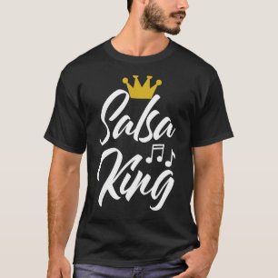 Funny Salsa Dance Tee Shirts Women Salsa King 1