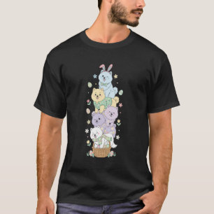 Funny Samoyed Dog Easter Egg Kids Mens Womens East T-Shirt