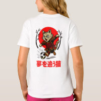 Funny Samurai Cat Soccer - Gift for Anime & Sports