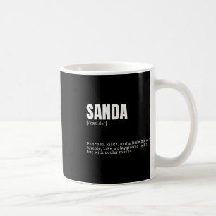 Funny Sanda Enthusiasts' Humorous Definition Defin Coffee Mug