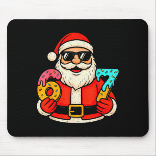 Funny Santa 67 Ice Cream Drip Christmas Xmas Teens Mouse Pad