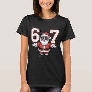 Funny Santa 67th Birthday Christmas Shirt for Men