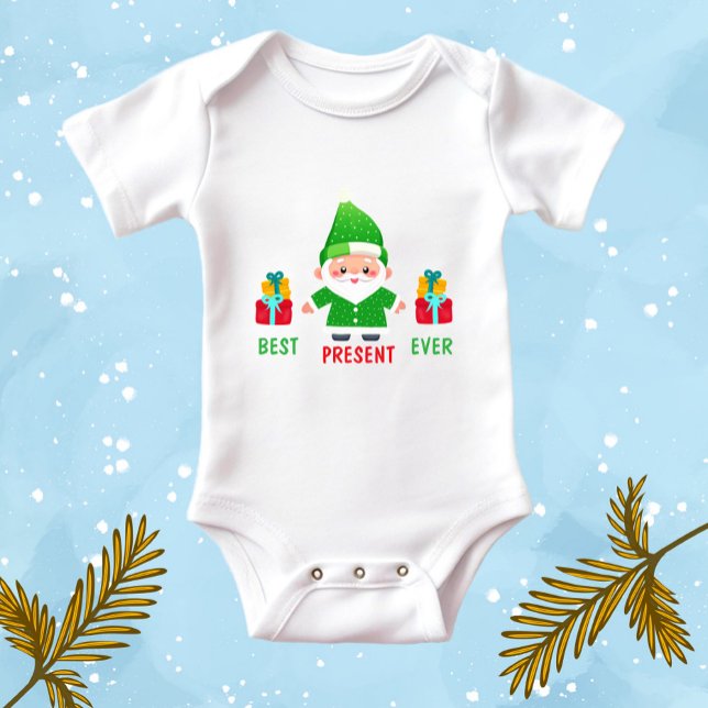 Funny Santa Baby Bodysuit (Creator Uploaded)