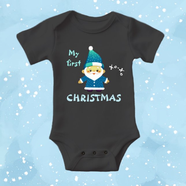 Funny Santa Baby Bodysuit (Creator Uploaded)
