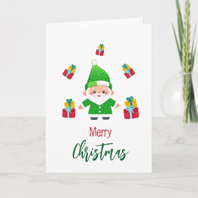 Funny Santa Card (Front)