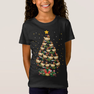 Funny Santa Chicken Xmas Gift Chicken Christmas Tr T-Shirt