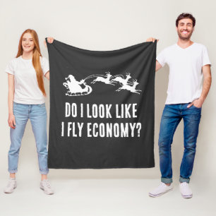 Funny Santa Christmas Blanket – Humourous Gift