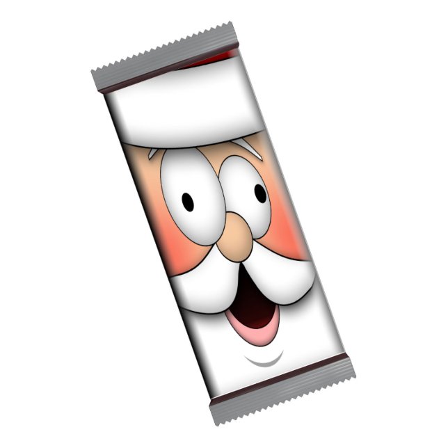 Funny Santa Christmas Candy Bar Wrappers Favours Notepad (Creator Uploaded)