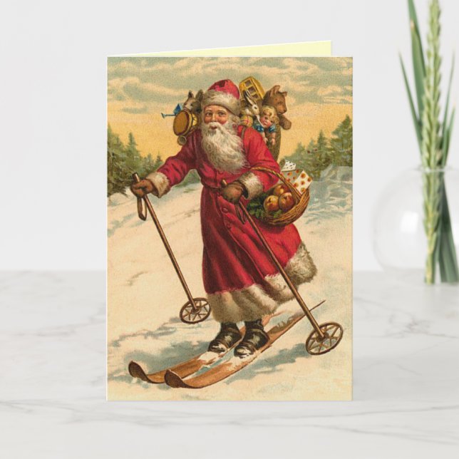 Funny Santa Christmas Card (Front)