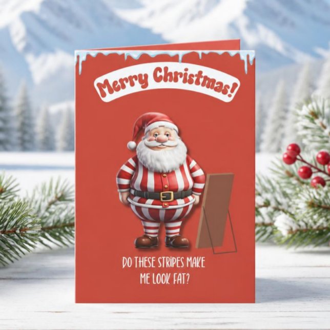Funny Santa Christmas card (Creator Uploaded)