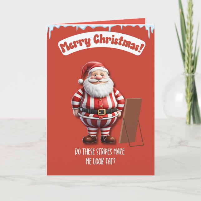 Funny Santa Christmas card (Front)