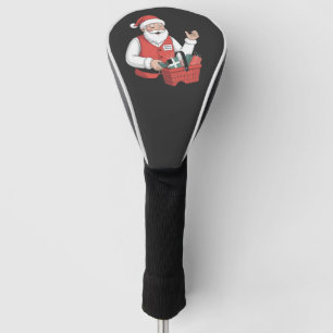Funny Santa Christmas Store Cashier Worker Golf Head Cover