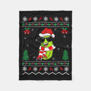 Funny Santa Ckle Xmas Gift Ugly Ckle Christmas  Fleece Blanket