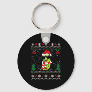 Funny Santa Ckle Xmas Gift Ugly Ckle Christmas  Key Ring