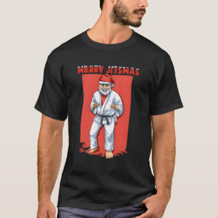 Funny Santa Claus Christmas Brazilian Jiu Jitsu T-Shirt