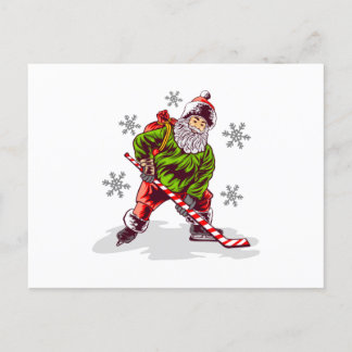 Funny Santa Claus Christmas Postcard