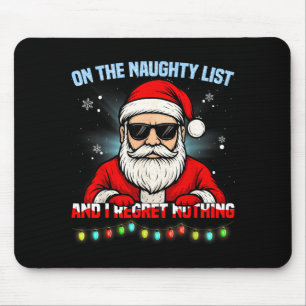 Funny Santa Claus Christmas Xmas For Men Women Boy Mouse Pad