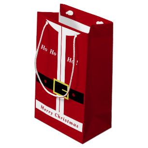 Funny Santa Claus Gift Bag Merry Christmas