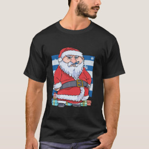 Funny Santa Claus Merry Christmas Holidays Candy C T-Shirt