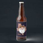 Funny Santa Cowboy Texas Christmas<br><div class="desc">Funny Santa Cowboy Texas Christmas Beer Bottle Label</div>