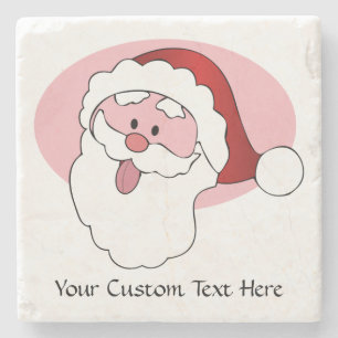 Funny Santa custom coaster