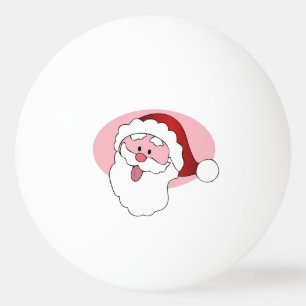 Funny Santa custom ping pong balls