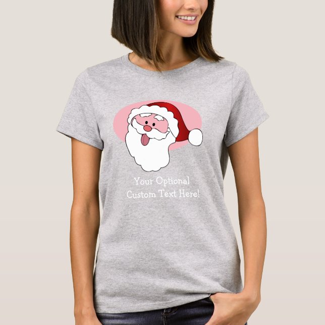 Funny Santa custom text shirts & jackets (Front)