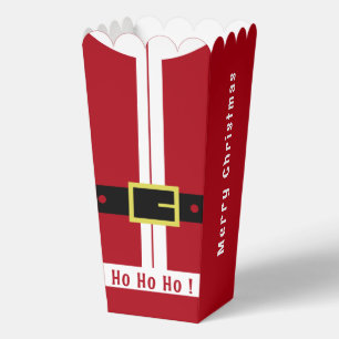 Funny Santa Design Christmas Popcorn Box