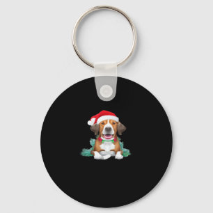Funny santa dog Oversized T-Shirt Key Ring