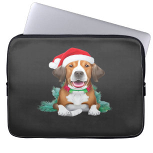 Funny santa dog Oversized T-Shirt Laptop Sleeve