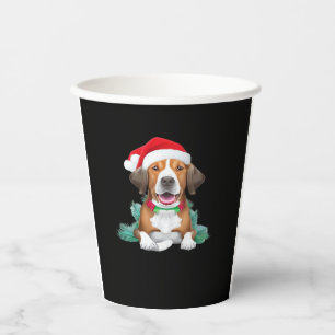 Funny santa dog Oversized T-Shirt Paper Cups