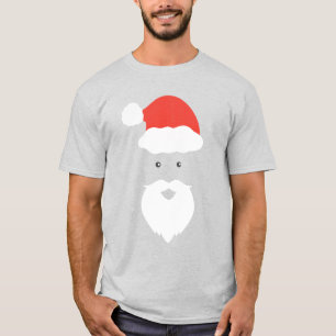 Funny Santa Face happy Merry Christmas Xmas family T-Shirt