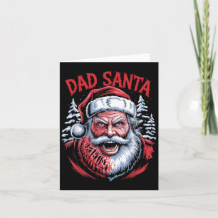 Funny Santa Father Christmas Dad Adult Xmas Party  Card