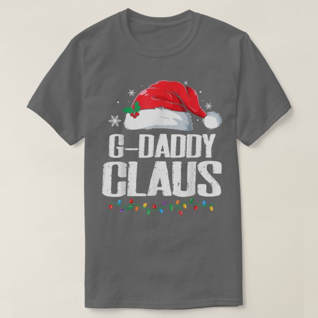 Funny Santa GDaddy Claus Christmas Matching Family T-Shirt (Design Front)