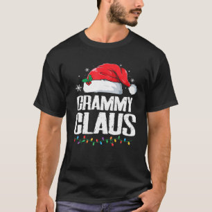 Funny Santa Grammy Claus Christmas Matching Family T-Shirt