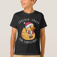 Funny Santa Hat Rubber Duck Christmas Pun