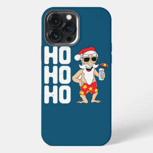 Funny Santa Ho Ho Ho Christmas In July Summer iPhone 13 Pro Max Case