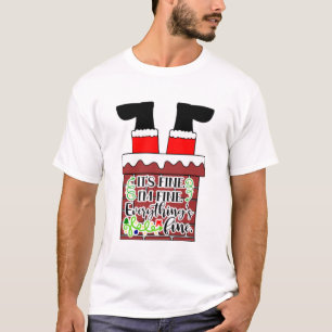 Funny Santa- I'm Fine. Everything is Fine T-Shirt