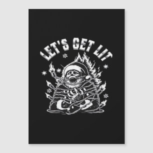 Funny Santa Let's Get Lit Classic