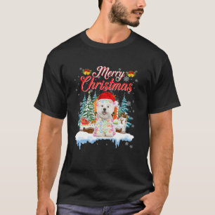 Funny Santa Maltese Dog Merry Christmas Men Women T-Shirt