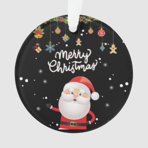 Funny Santa Merry Christmas 2022 Ornament