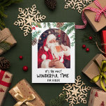 Funny Santa Most Wonderful Time Beer Christmas Holiday Postcard<br><div class="desc">Our "It's the Most Wonderful Time for a Beer" Funny Santa Christmas Postcard – a whimsical and festive way to add a splash of humour to your holiday greetings! This card features Santa Claus, the jolly old man himself, taking a break from his gift-giving duties to savour a cold one....</div>