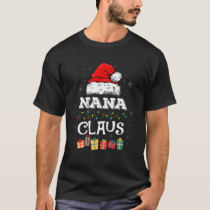 Funny Santa Nana Claus Christmas Family T-Shirt
