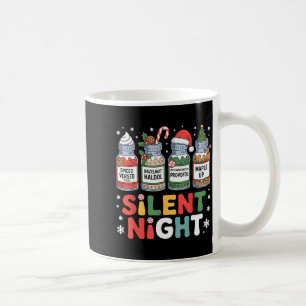 Funny Santa Profol Silent Night Icu Nurses Merry C Coffee Mug