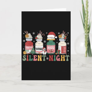 Funny Santa Propofol Silent Night Icu Nurses Merry Card