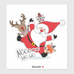 Funny Santa Reindeer Mouse Fox ID848