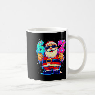 Funny Santa Says Six Seven 67 Meme Christmas Xmas  Coffee Mug
