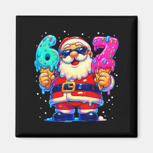 Funny Santa Says Six Seven 67 Meme Christmas Xmas Magnet
