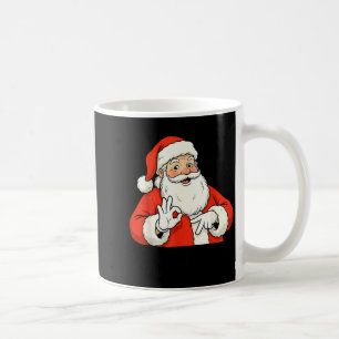 Funny Santa Says Six Seven Christmas 67 Meme Xmas Coffee Mug