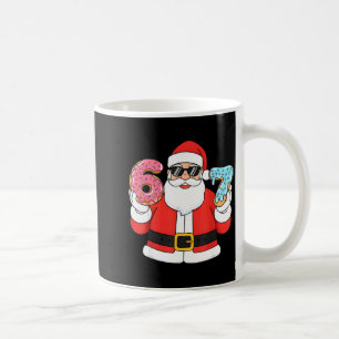 Funny Santa Six Seven 67 Ice Cream Drip Christmas Coffee Mug